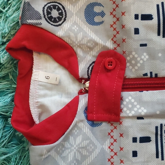 nwot infant 6 mos star wars sleeper zipper front - Picture 3 of 3